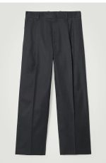 Cotton Pleated Pants - Image 3