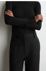 Straight Trousers Black - Image 3