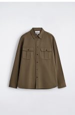 Cotton Shirt Brown - Image 4