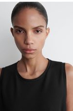 Pleated Dress Black - Image 3