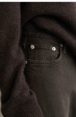 Denim Straight Trousers - Image 3