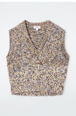 Knitted V-Neck Vest - Image 4