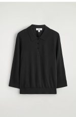 Standard Polo-collar Merino Wool Knitwear - Image 4