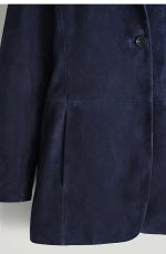Suede Single-Breasted Jacket - Image 5