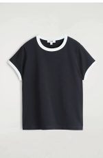 Round-Neck T-Shirt Navy - Image 4