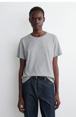 Round-Neck T-Shirt Gray