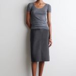 Ruched Skirt Black