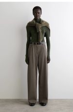 Wool Wide-Leg Pants