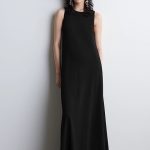 Knitted Sleeveless Dress Black