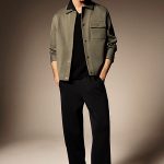 Knitted Trousers Navy