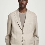 Linen Single-Breasted Jacket