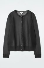 Knitted Round-Neck Cardigan - Image 3