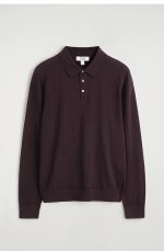 Merino Slim Polo Red - Image 4