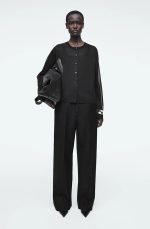 Knitted Round-Neck Cardigan