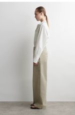 Denim Wide-Leg Pants - Image 2
