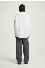 Cotton Long-Sleeve Shirt White - Image 2