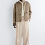 Cotton Pleated Trousers