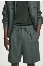 Drawstring Shorts Green - Image 2