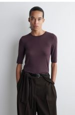 Round-Neck T-Shirt Red