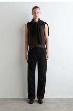 Denim Straight Pants