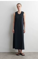 Cotton Pleated Dress