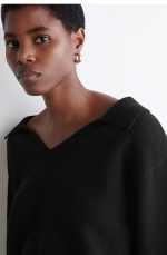 Standard Polo-collar Merino Wool Knitwear - Image 3