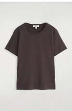 Round-Neck T-Shirt Brown - Image 4