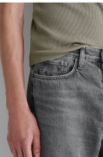 Denim Straight Trousers - Image 3