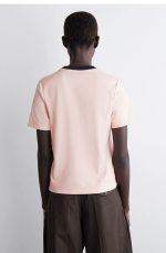 Round-Neck T-Shirt Blue - Image 3