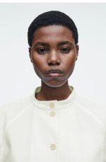 Cotton Oversized Jacket White - Image 2