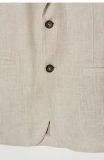 Linen Single-Breasted Jacket - Image 5