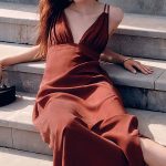 V-Neck Regular Dress