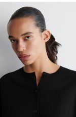 Merino Cardigan Black - Image 3