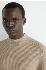 Standard Rib Wool Half Turtleneck Knitwear - Image 2