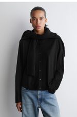 Merino Cardigan Black - Image 2