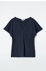 Cotton V-Neck Top - Image 4