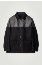 Leather Regular Coat - Image 3