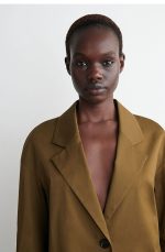 Cotton Single-Breasted Blazer - Image 2