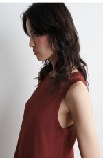 Knitted Sleeveless Dress - Image 3