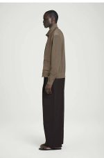 Cotton Wide-Leg Pants Brown - Image 2