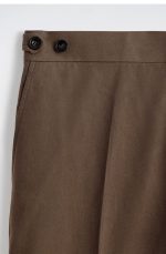 Straight Trousers Brown - Image 5