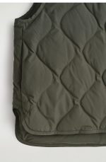 Quilted Vest Khaki - Image 5