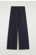 Wide-Leg Pants Navy - Image 3