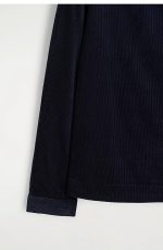 Corduroy Top Navy - Image 5