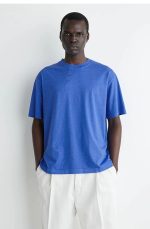Round-Neck T-Shirt Blue