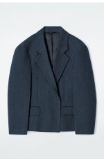 Denim Oversized Jacket Blue - Image 3