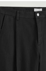 Denim Pleated Pants - Image 5