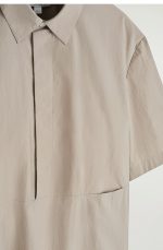 Cotton Shirt Beige - Image 5
