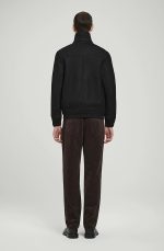 Wool Collared Jacket Black - Image 2