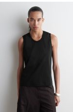 Cotton Pleated Vest